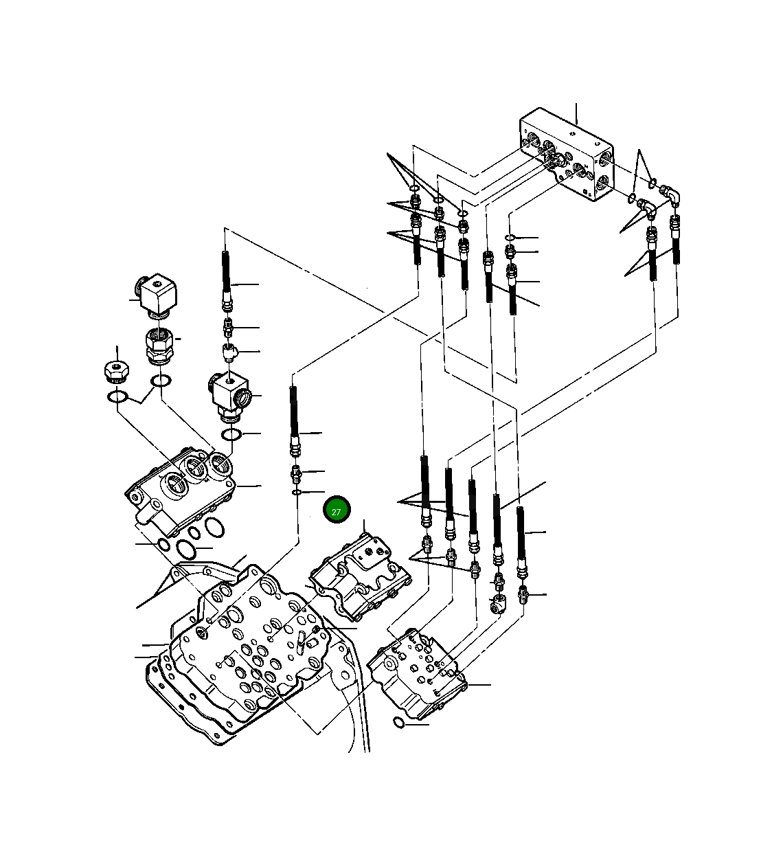 Кольцо уплотнительное (O-Ring) 731 617 C1 Komatsu