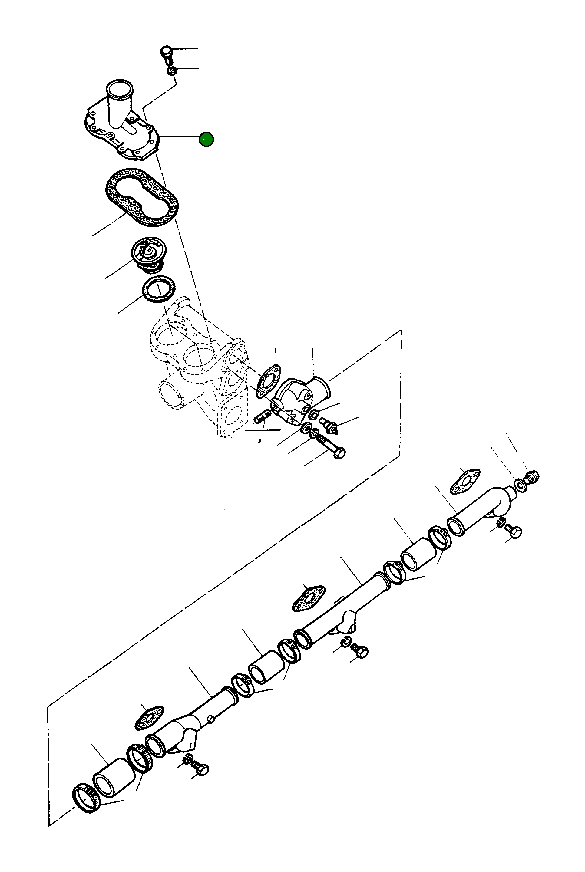 Крышка 2872583M1  Komatsu