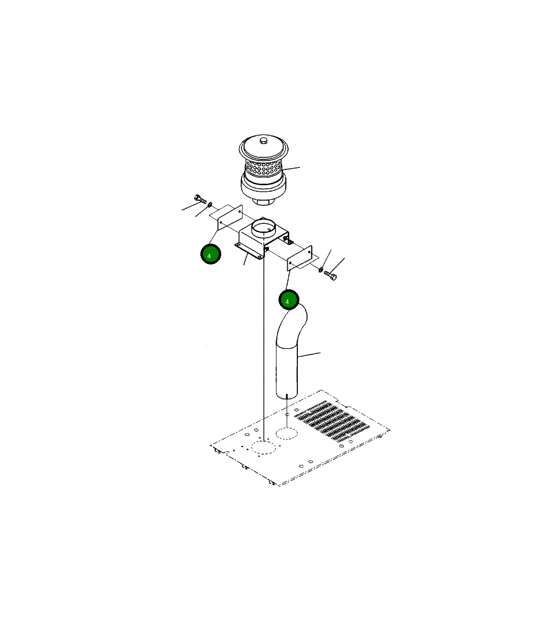 Крышка 423-54-A2720 Komatsu
