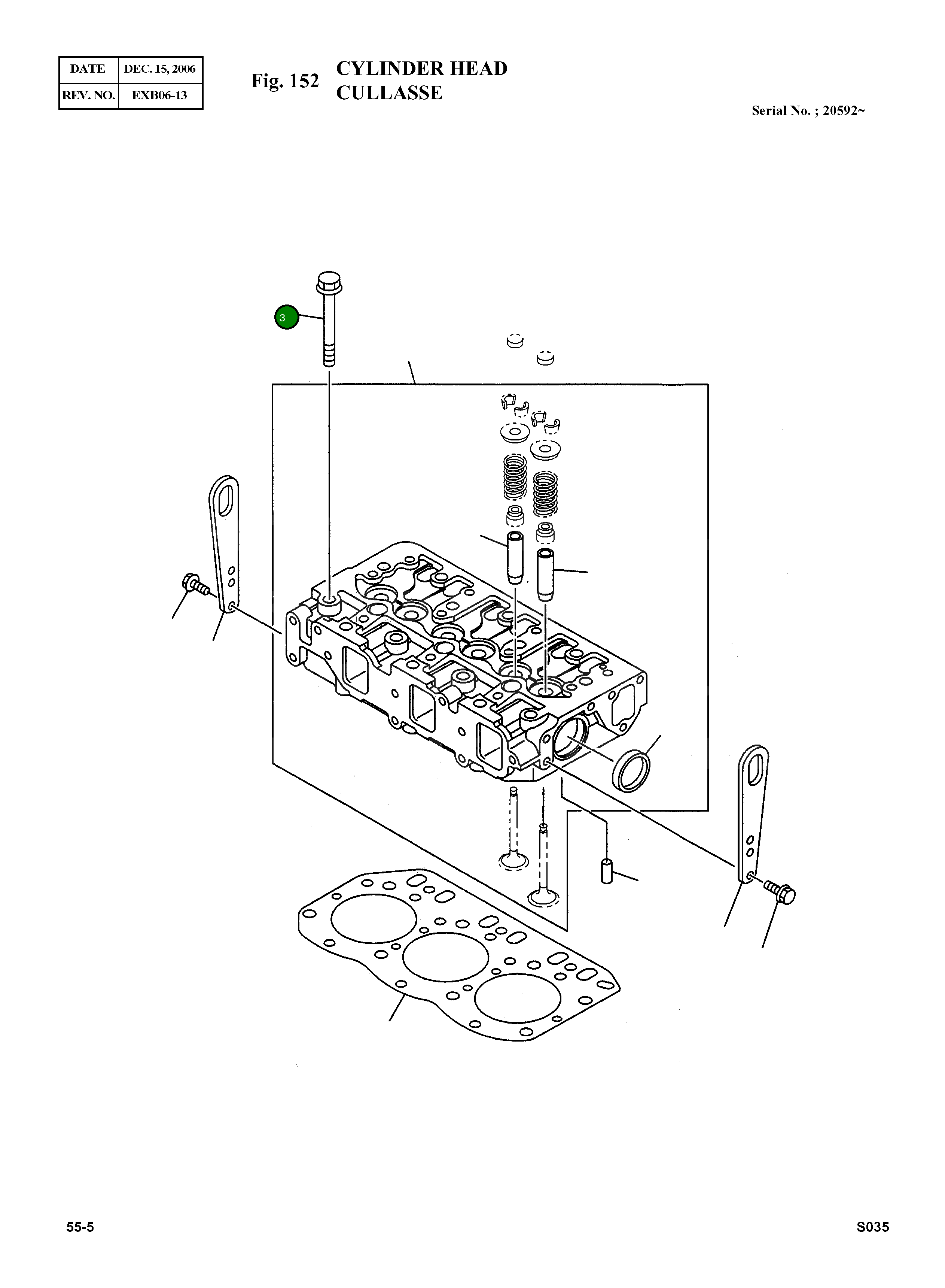 Болт 586400-1850  Komatsu