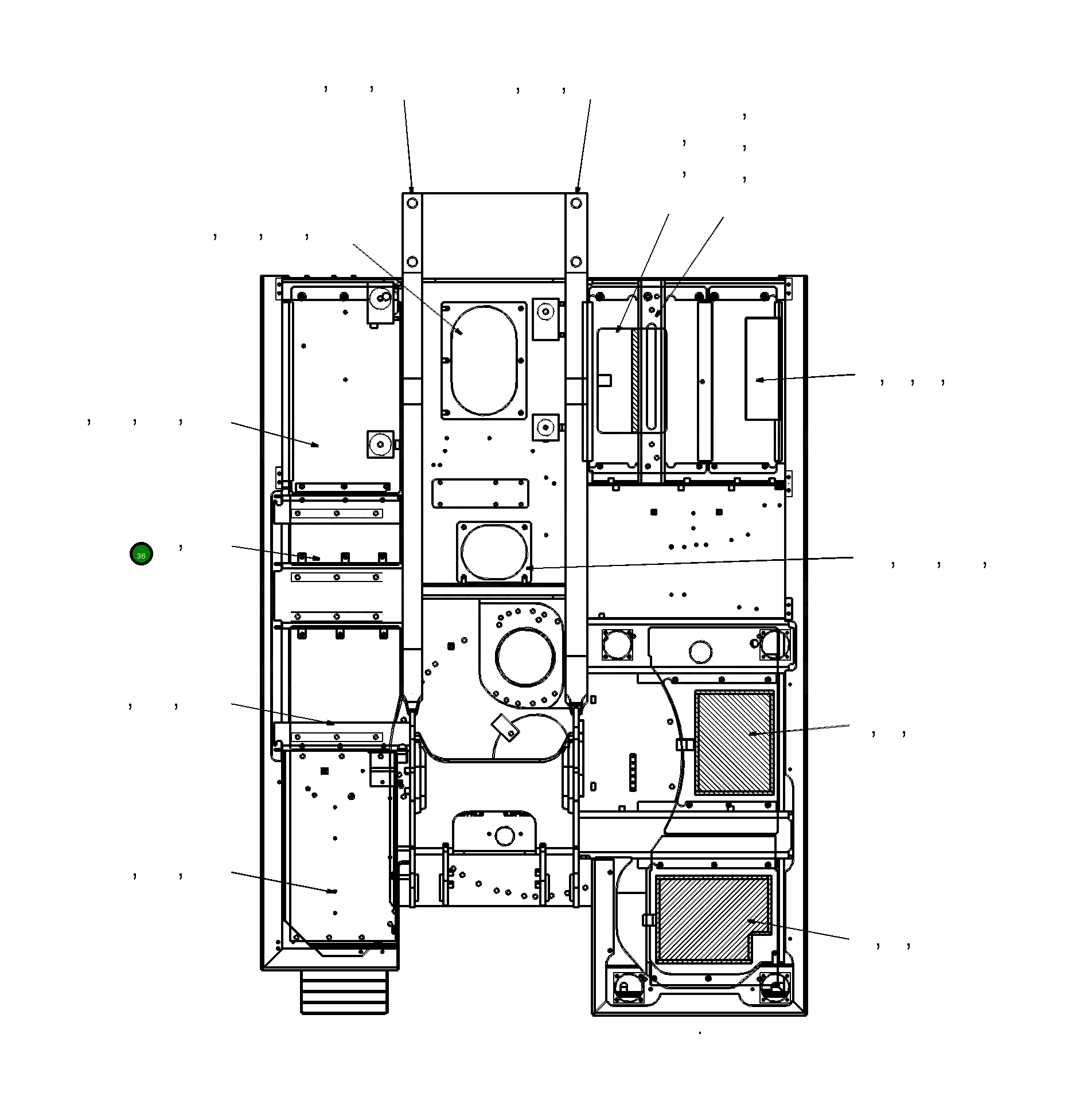 Крышка 20Y-46-KA460  Komatsu
