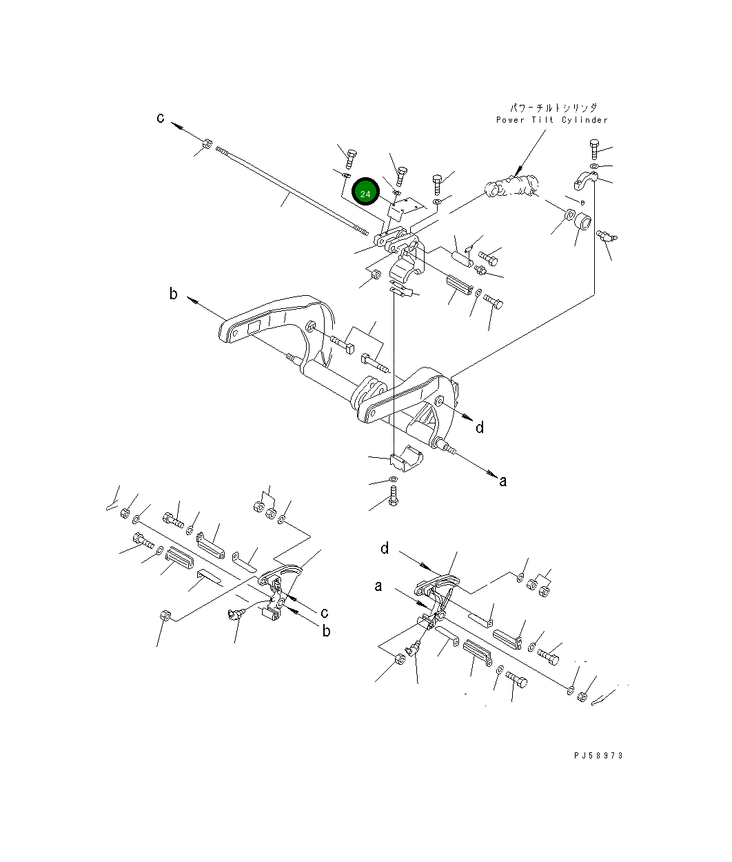 Крышка 23D-735-3210 Komatsu