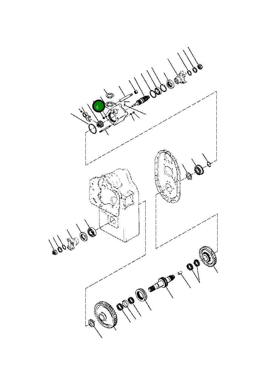 Кольцо уплотнительное (O-Ring) 1152 668 C1  Komatsu