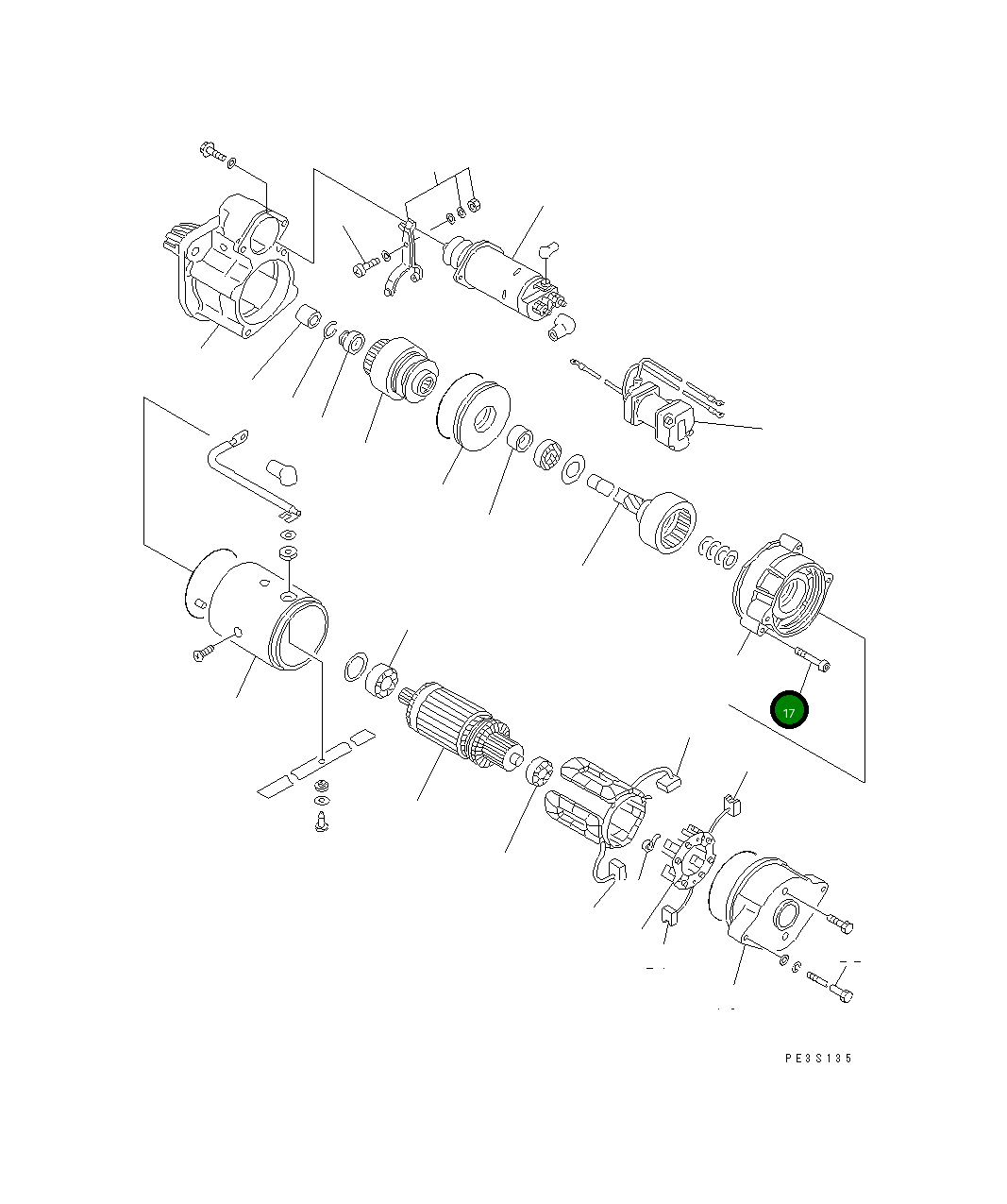 Болт KD1-0240-06355 Komatsu