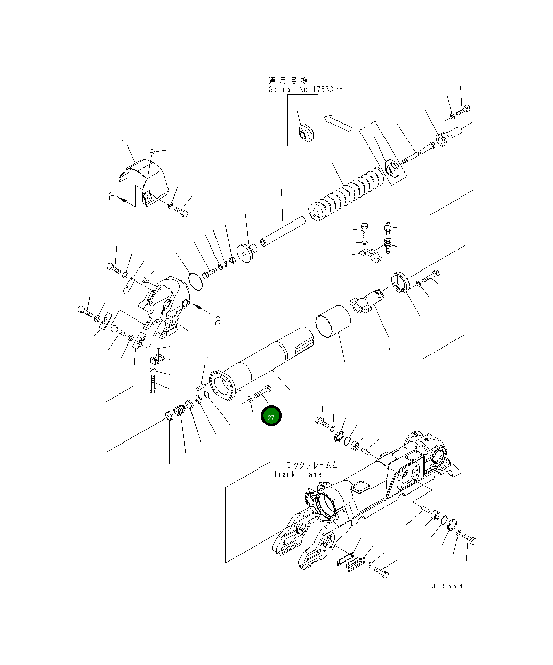 Болт 195-30-34170 Komatsu