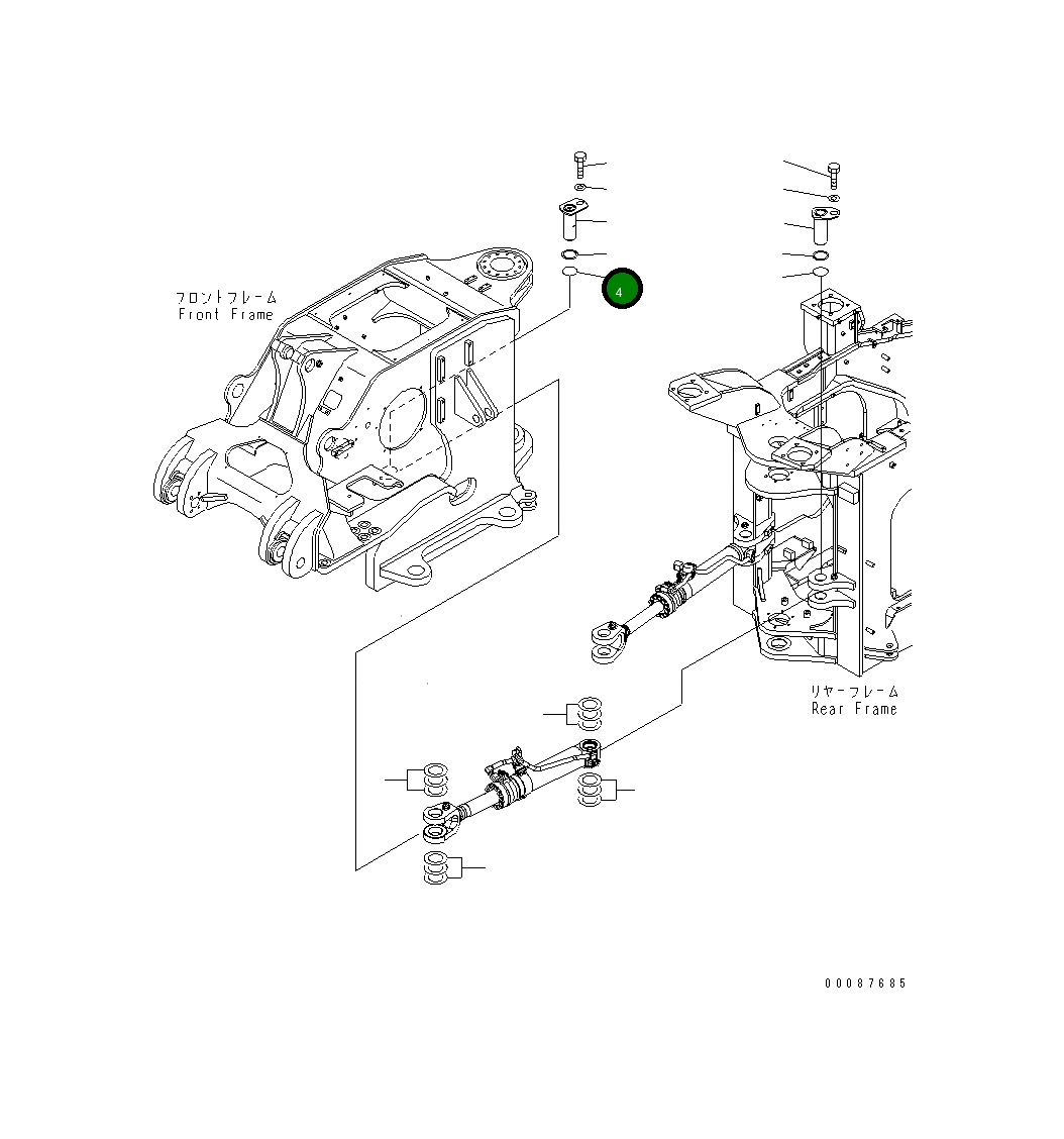 Кольцо уплотнительное (O-Ring) 426-46-33410  Komatsu