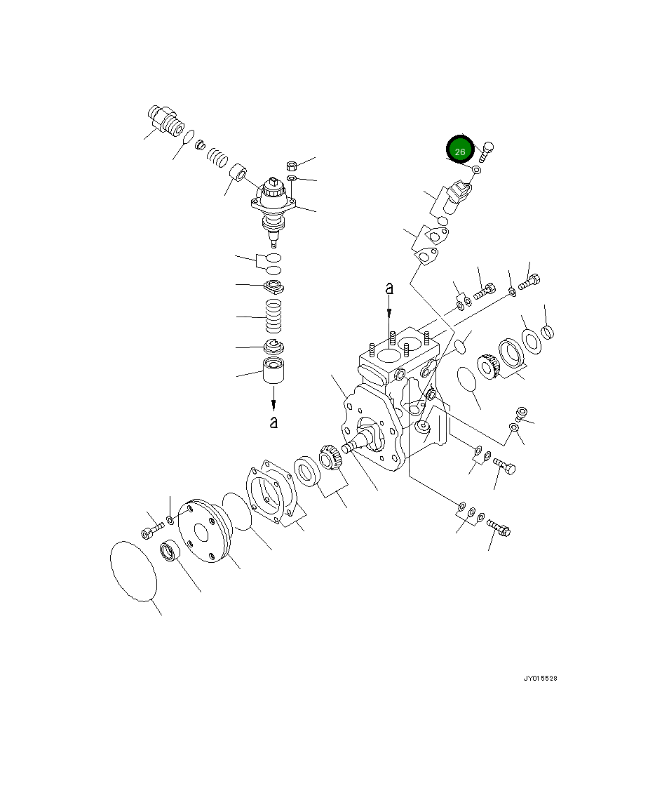 Болт ND90107-06161 Komatsu