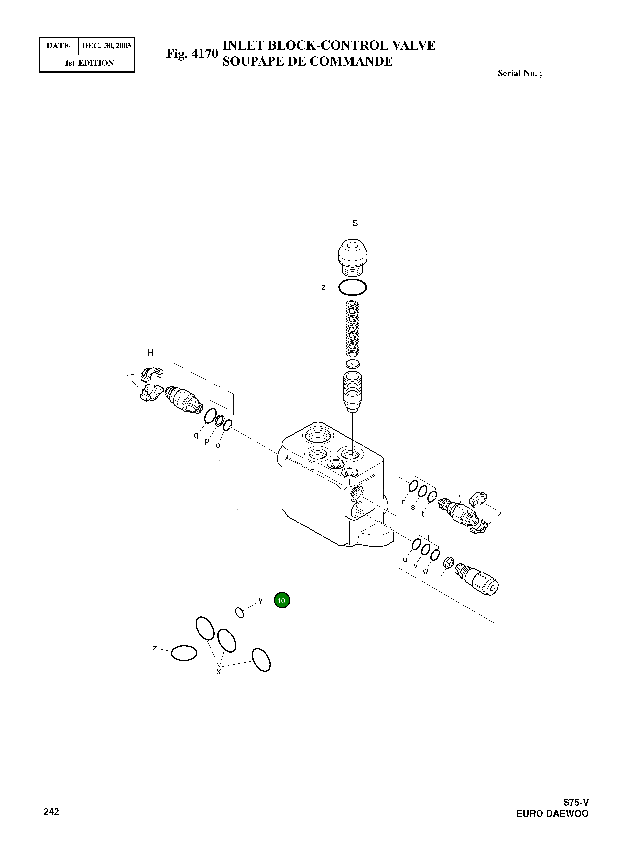 Кольцо уплотнительное (O-Ring) 08250239 Komatsu