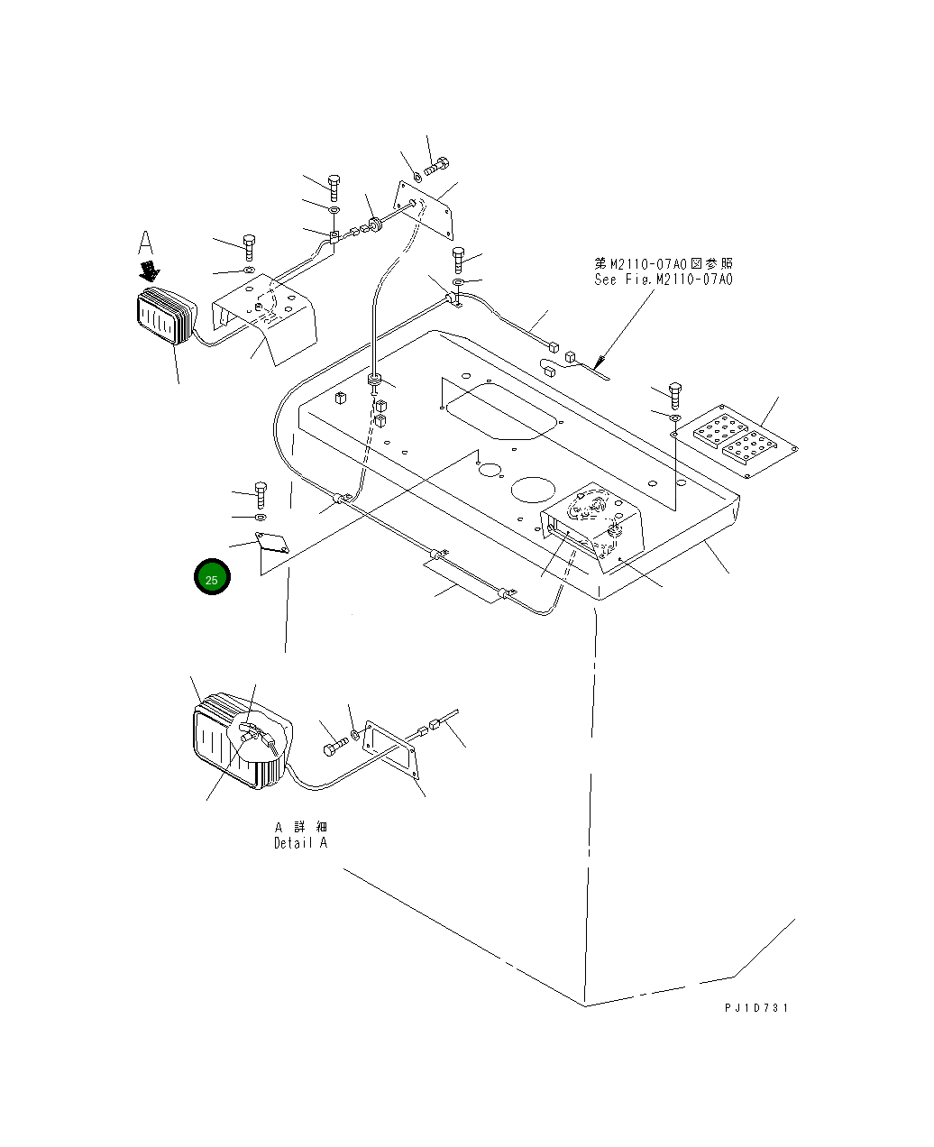 Крышка 195-54-41190 Komatsu
