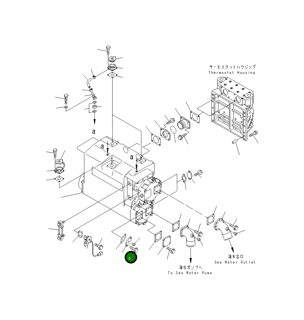 Крышка 6215-65-7860 Komatsu