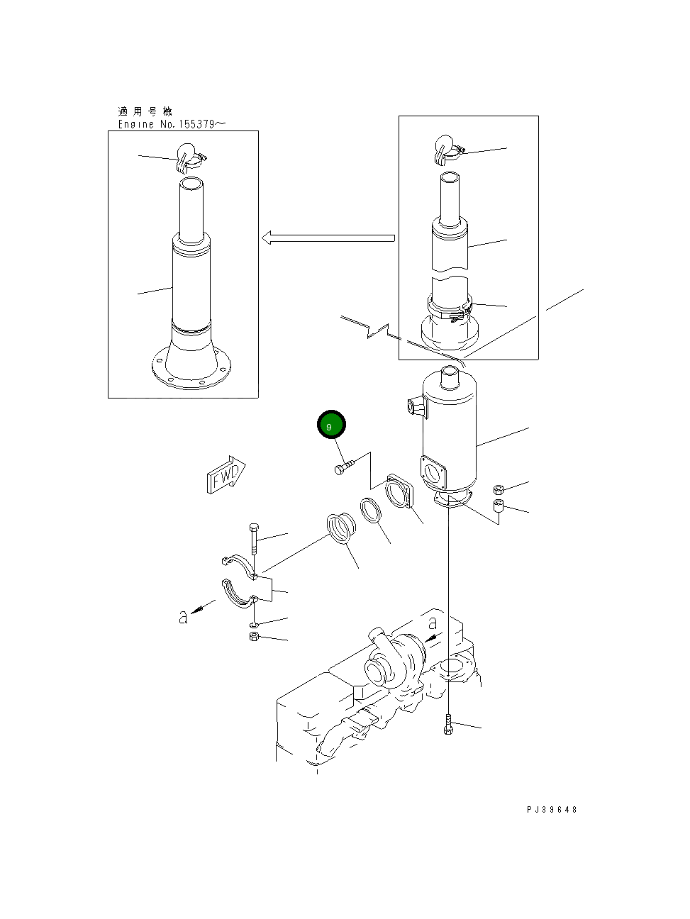 Болт 01010-31030 Komatsu