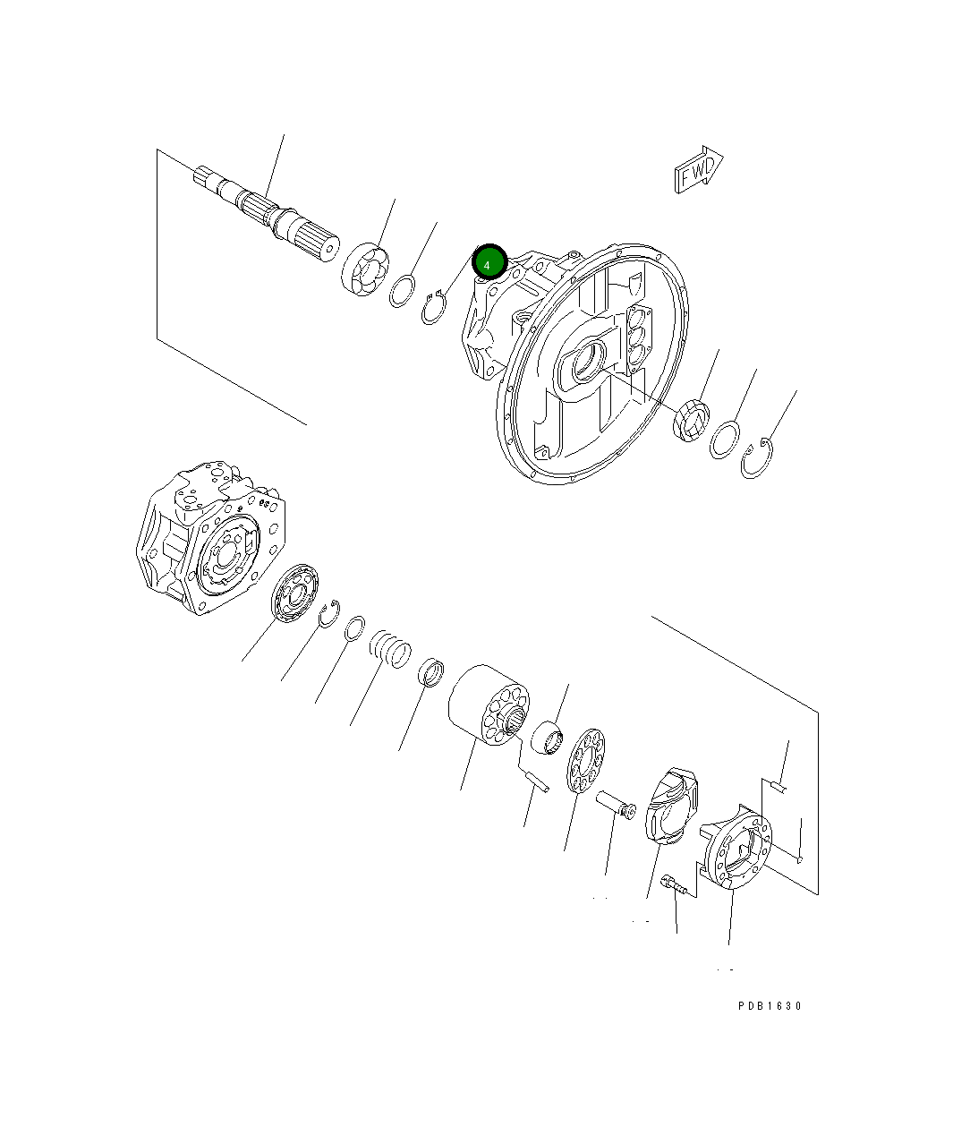 Кольцо 708-17-12780  Komatsu