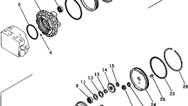 Кольцо TZ100A1018-00 Komatsu