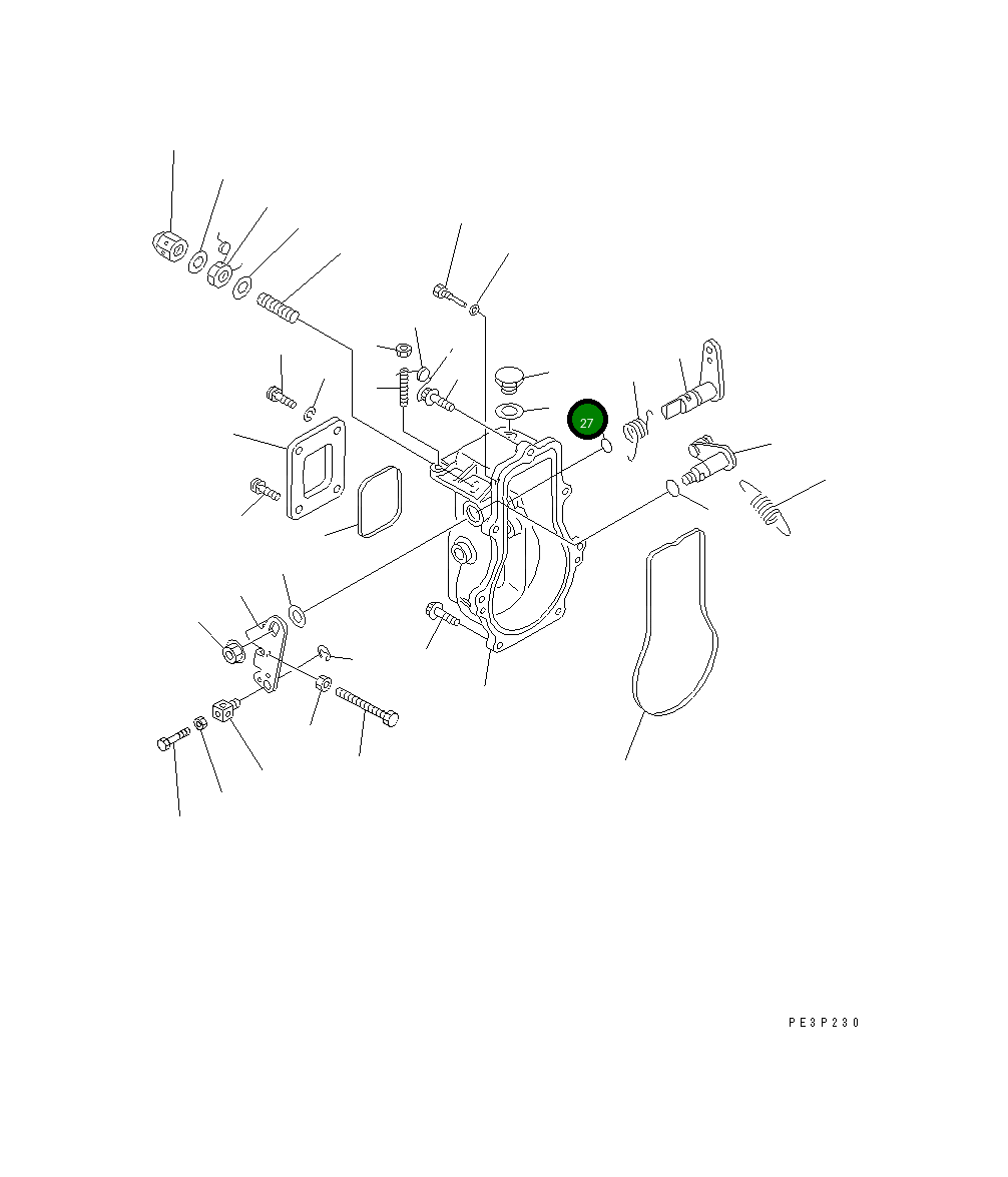 Кольцо уплотнительное (O-Ring) YM24311-000080 Komatsu