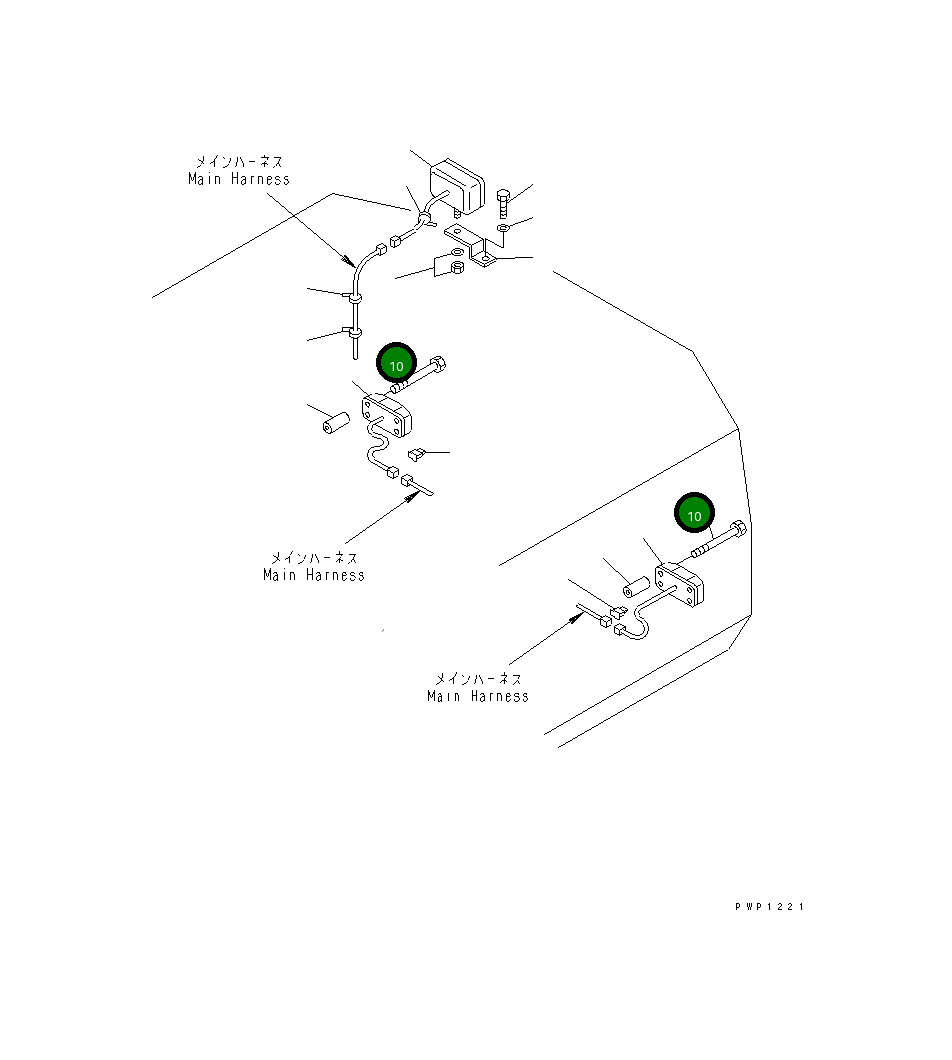 Болт 20E-06-K1980 Komatsu