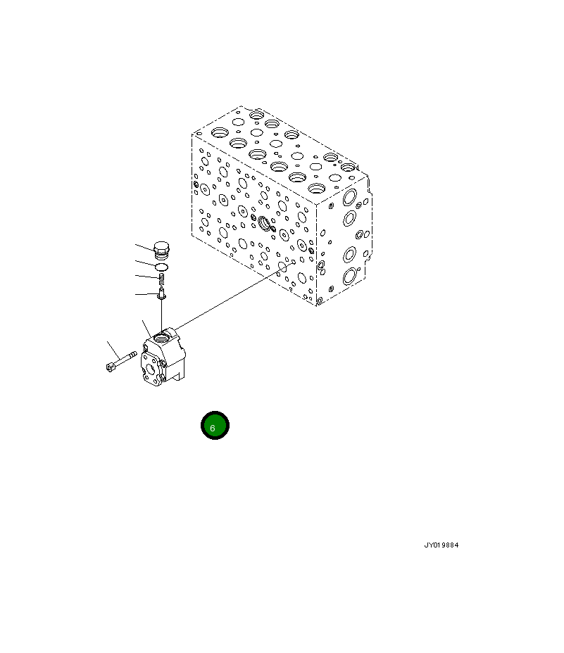 Болт 01252-61070 Komatsu