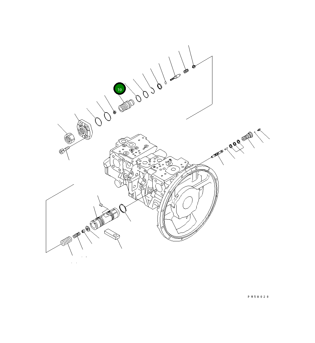 Кольцо 07001-03034 Komatsu