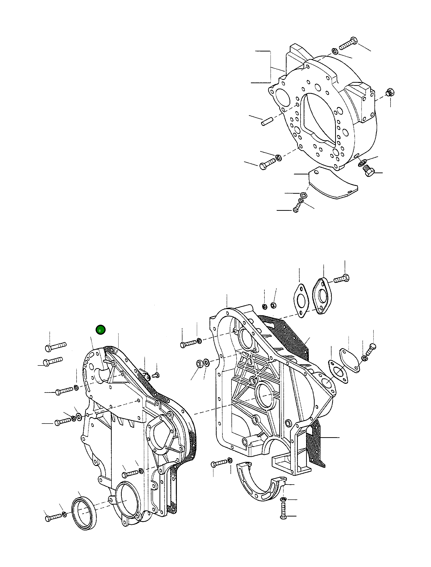 Крышка 4917205M1 Komatsu