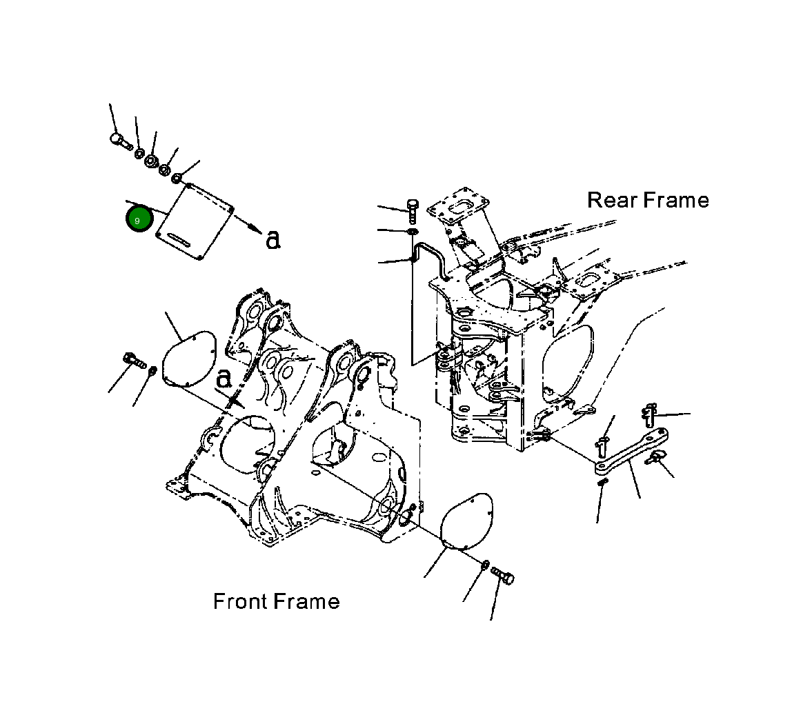 Крышка 426-46-21710 Komatsu