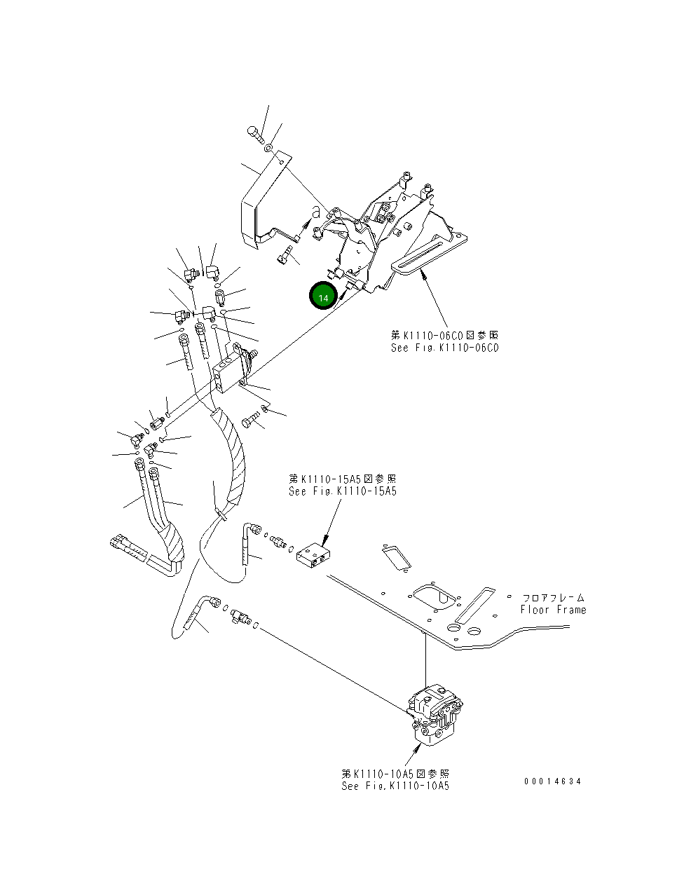 Болт 01252-80835 Komatsu
