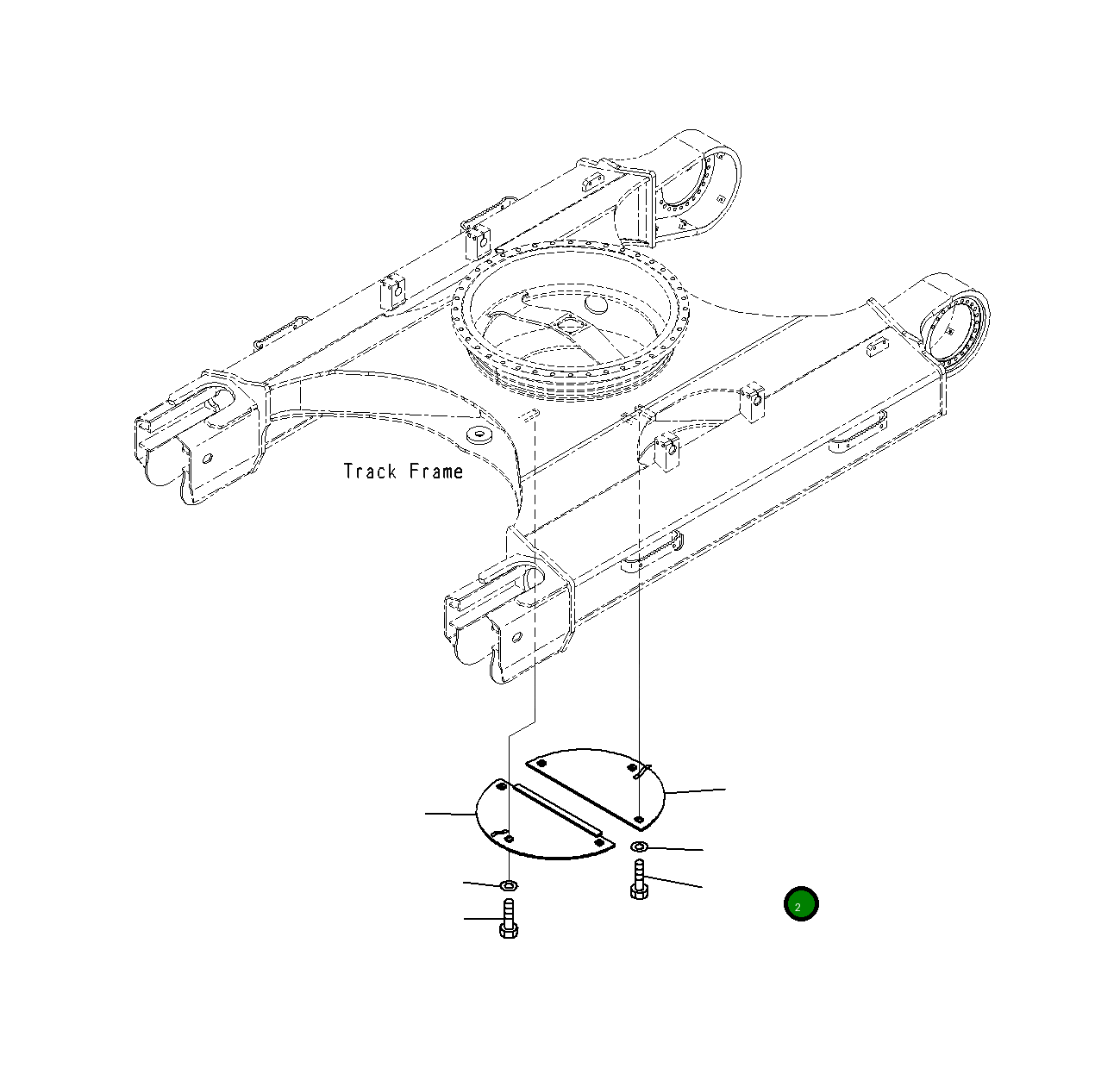 Крышка 20Y-97-32230  Komatsu