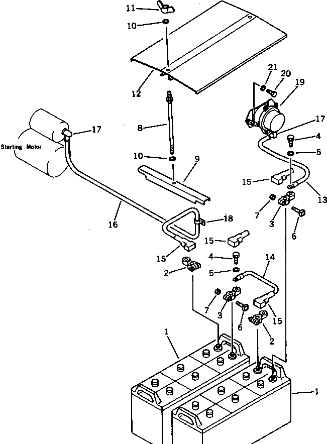 Болт 01050-31018  Komatsu