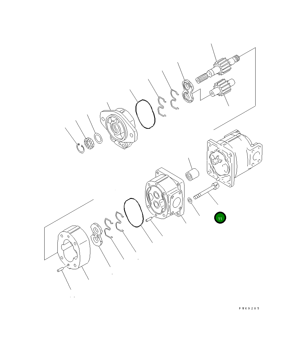 Болт 705-17-02780 Komatsu