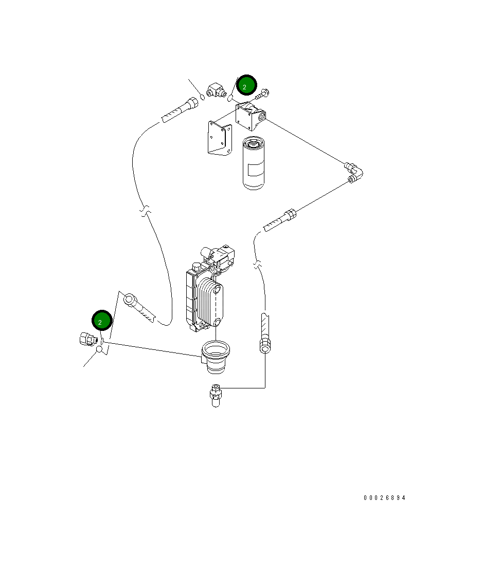 Кольцо уплотнительное (O-Ring) 6743-51-9960 Komatsu