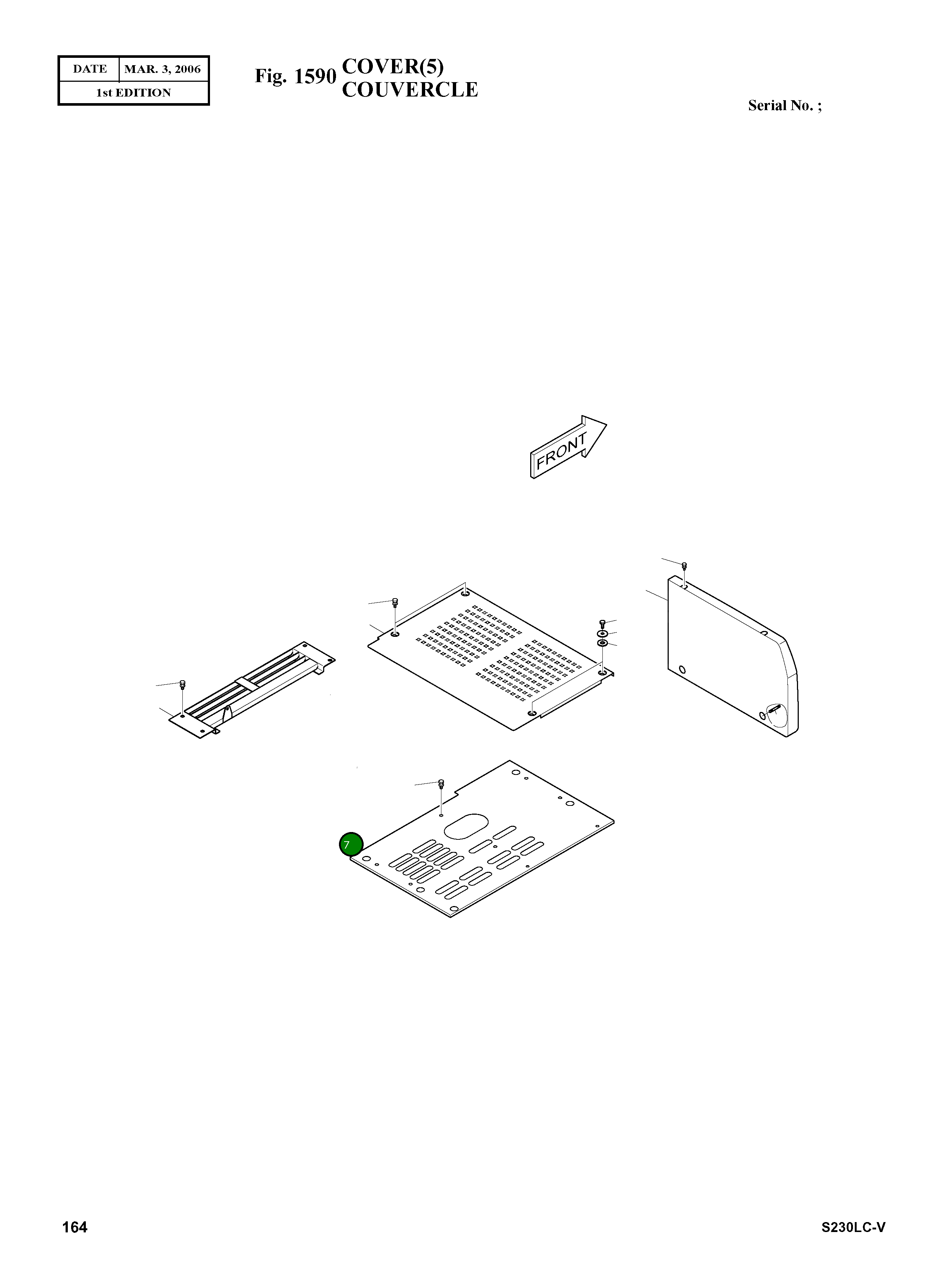 Крышка 621-02162B  Komatsu