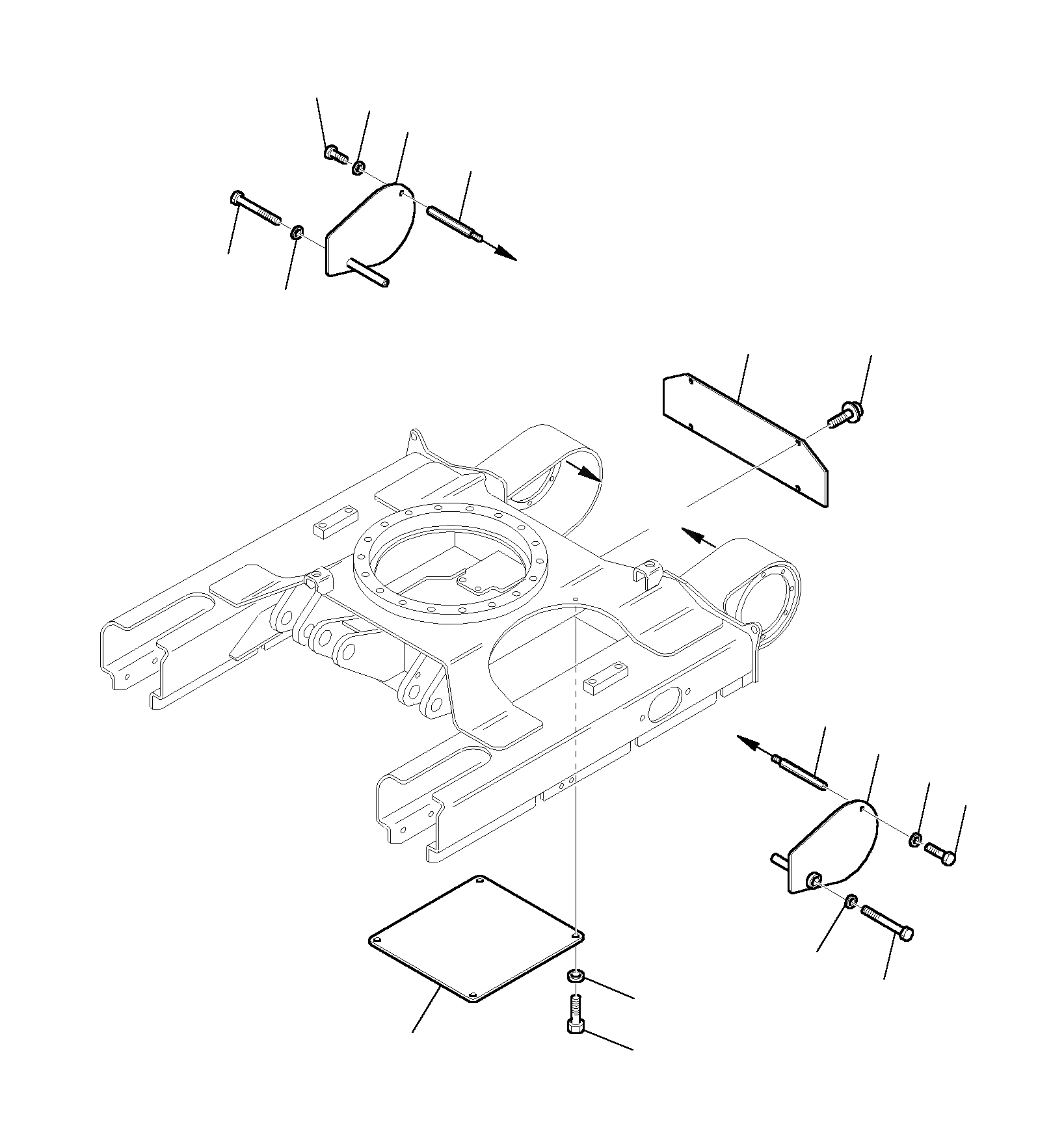 Крышка 3F0526619 Komatsu