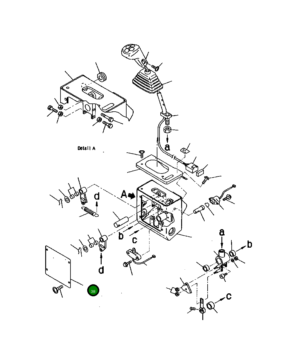 Крышка 428-S33-2190  Komatsu