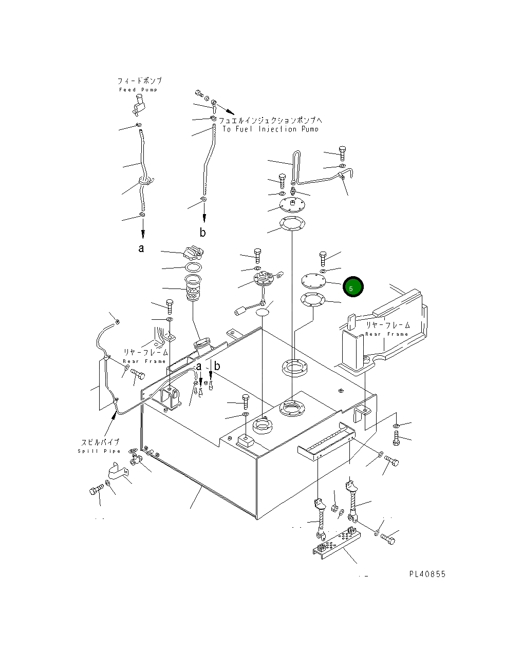 Крышка 421-04-11181  Komatsu
