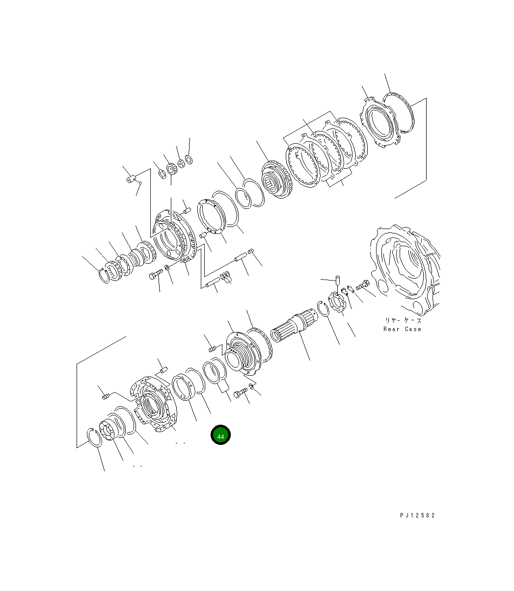 Кольцо 125-15-29510 Komatsu