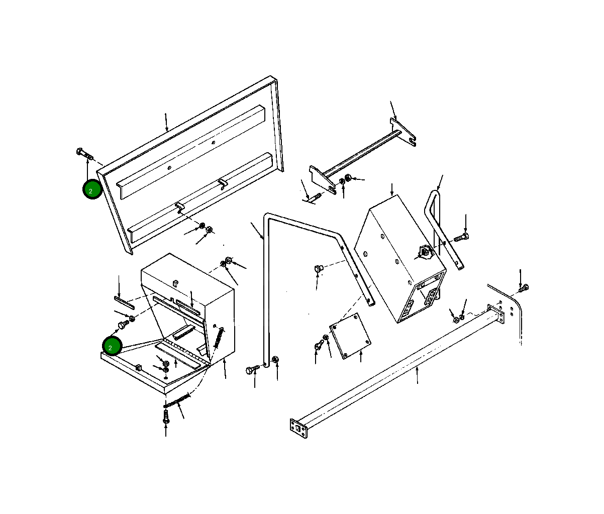 Болт 33 368 H45 Komatsu