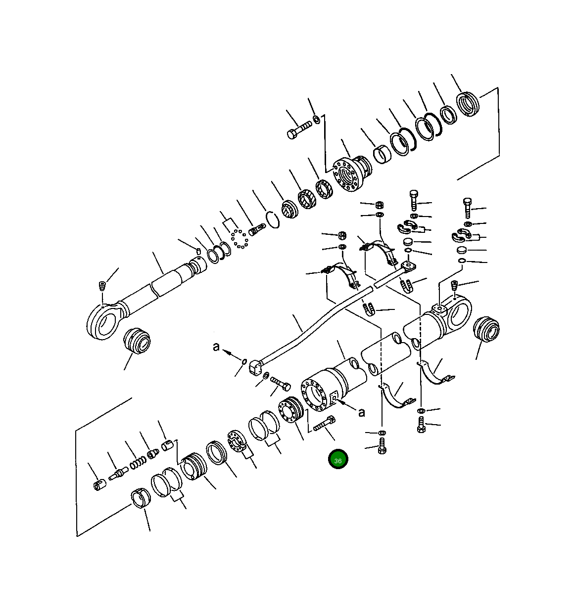 Болт 01252-41490 Komatsu