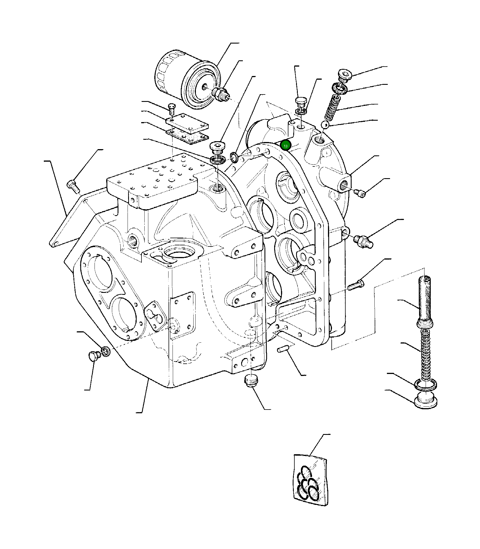 Кольцо уплотнительное (O-Ring) MIB070586 Komatsu