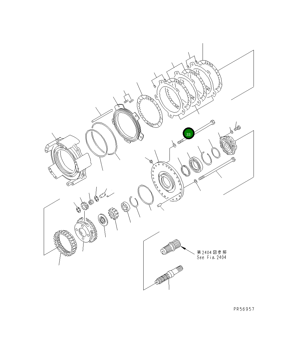 Болт 234-15-21250 Komatsu