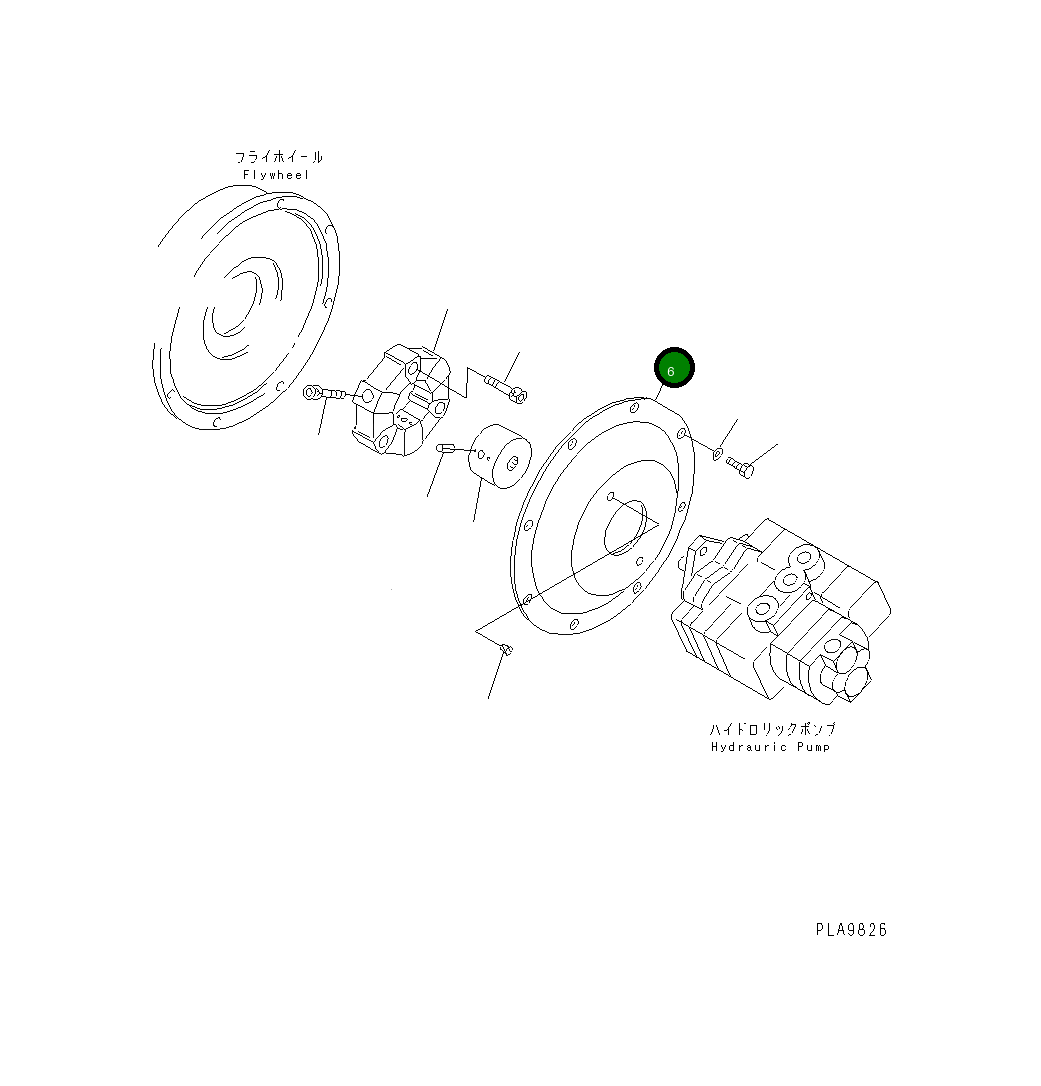 Крышка 20T-01-77220 Komatsu