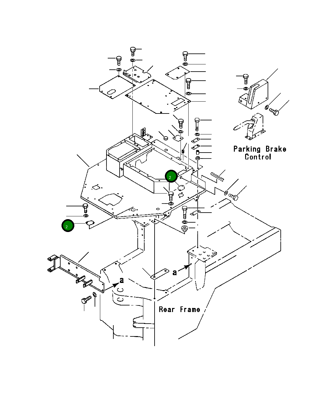 Крышка 417-54-A1680 Komatsu