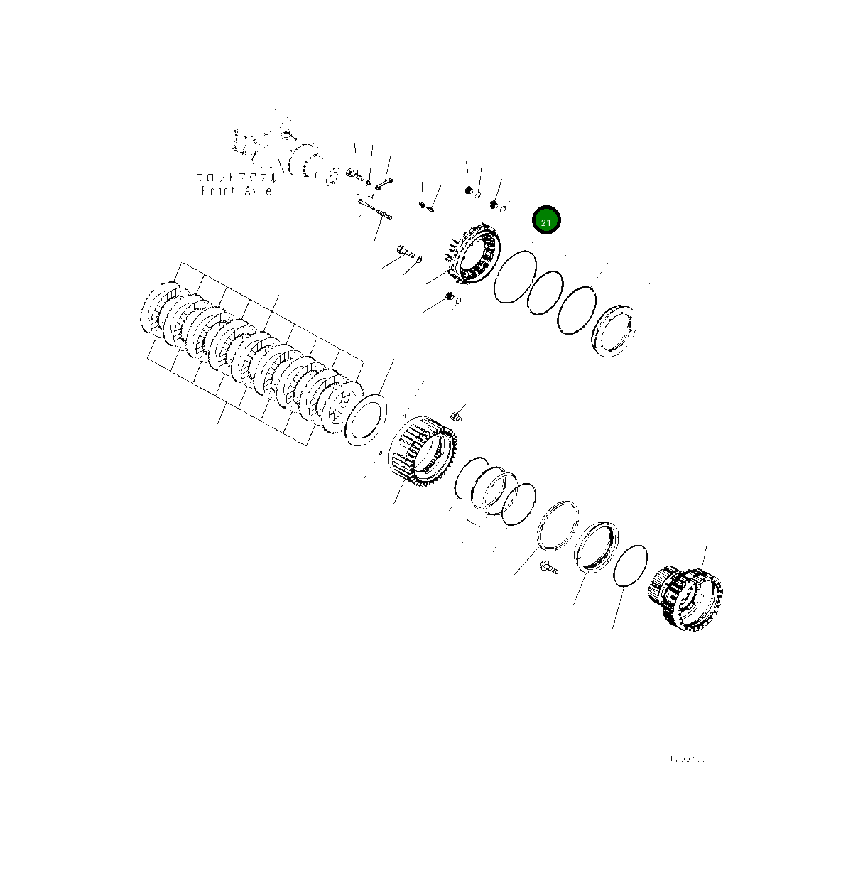 Кольцо уплотнительное (O-Ring) 07000-A5485 Komatsu