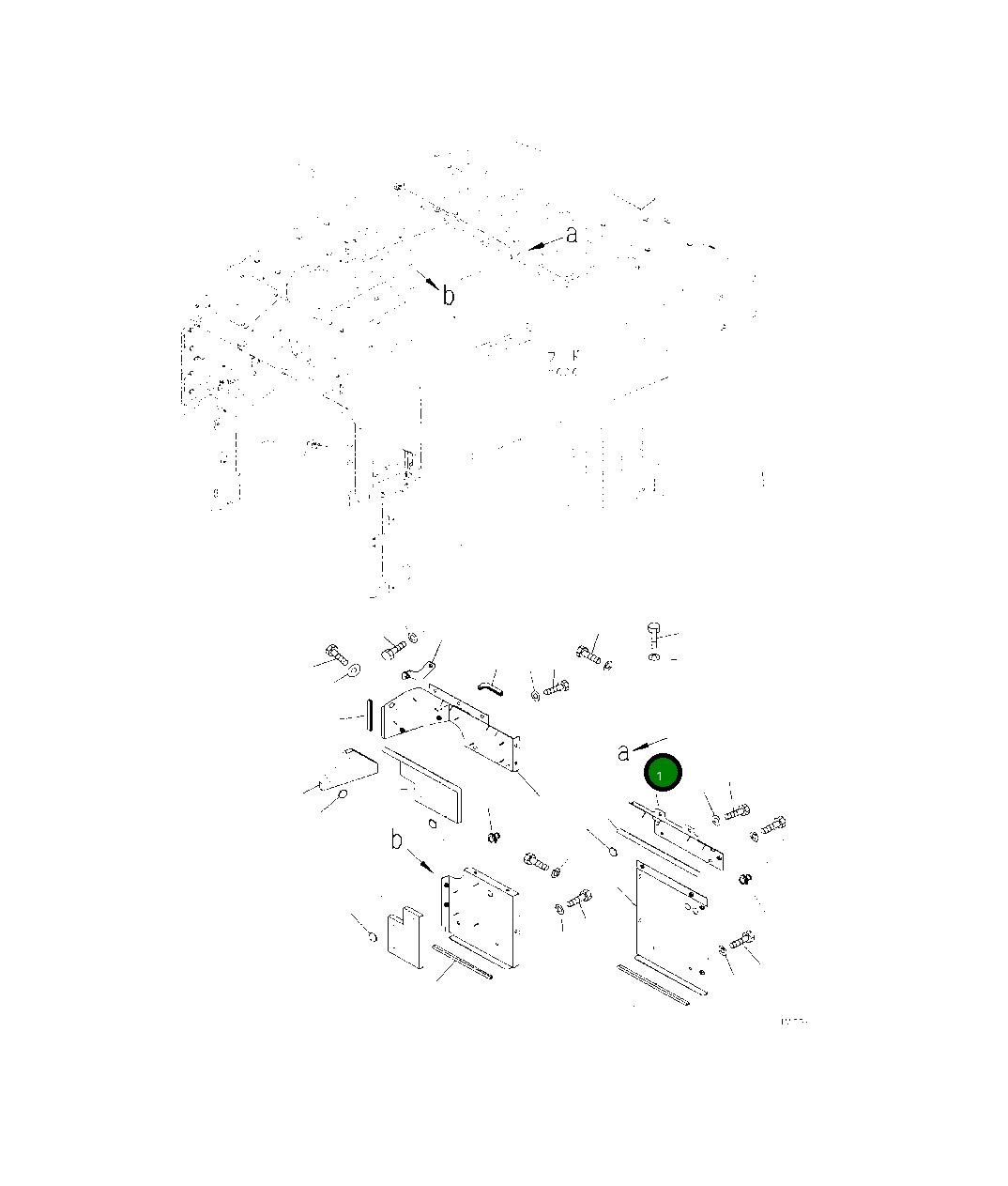 Крышка 425-54-52721 Komatsu