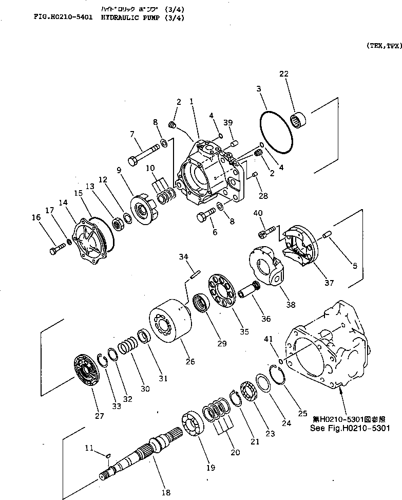 Болт 01011-51425  Komatsu