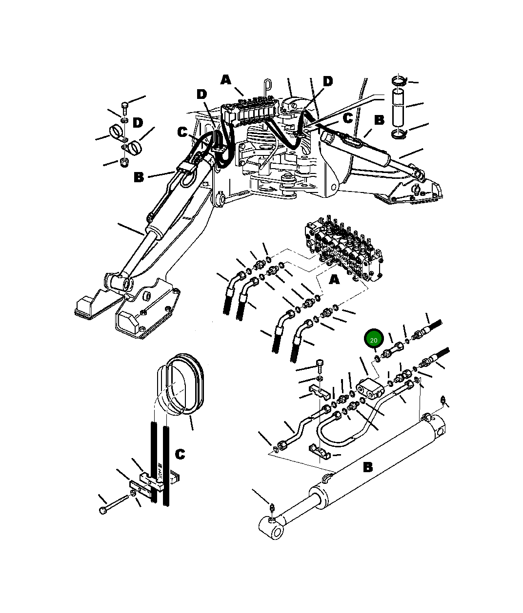 Кольцо уплотнительное (O-Ring) 855150037 Komatsu