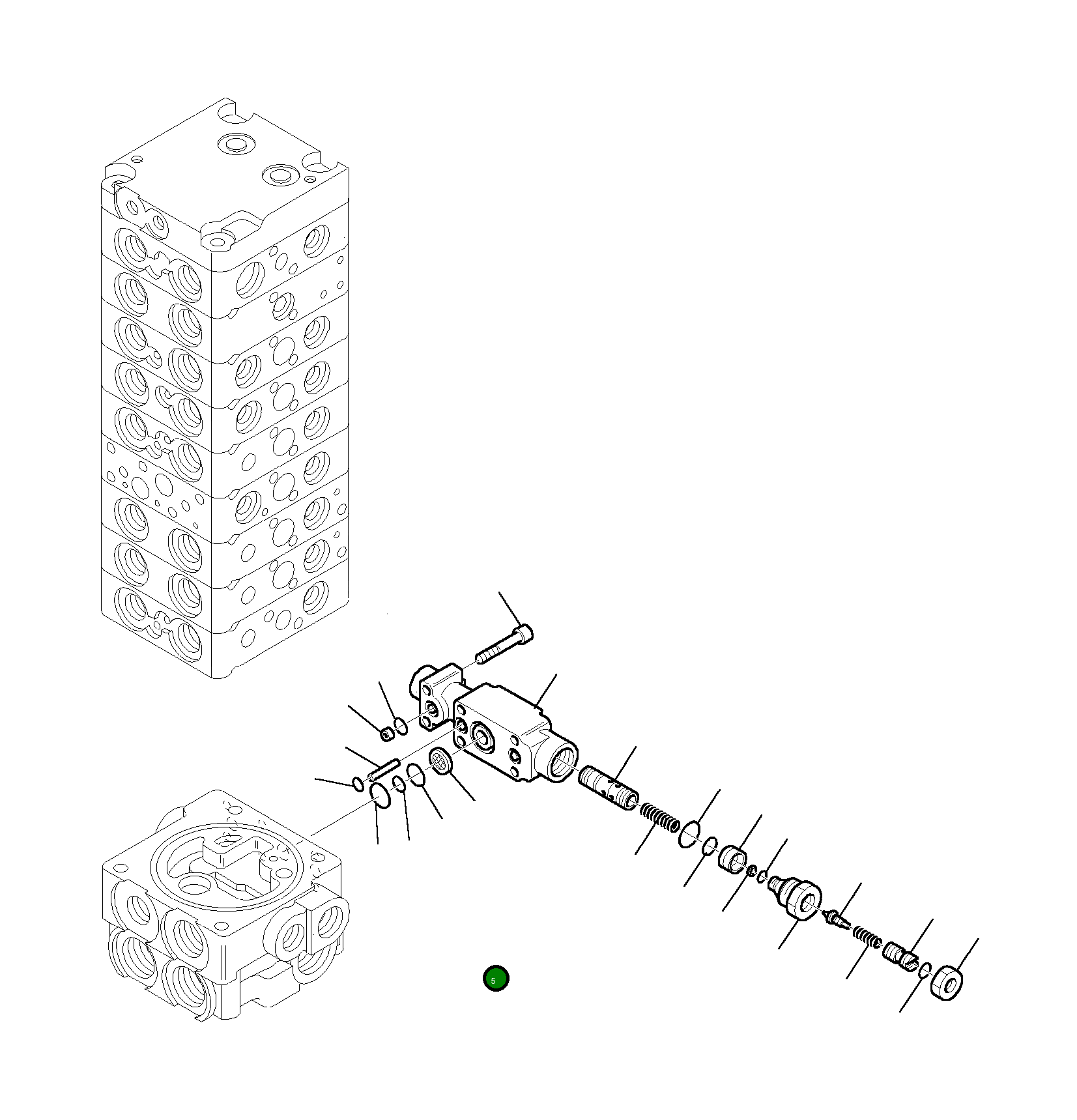 Кольцо уплотнительное (O-Ring) 890001490 Komatsu