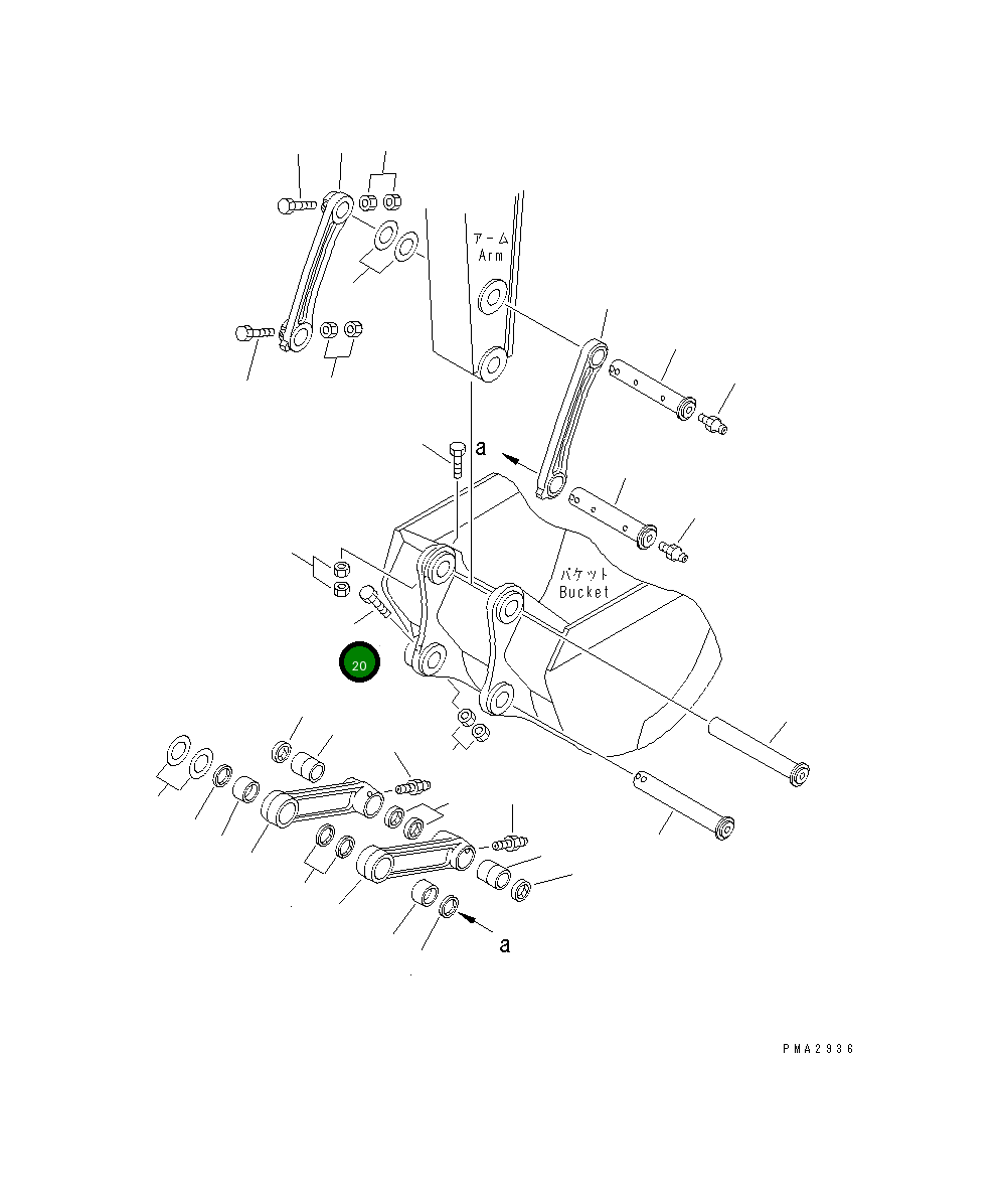 Болт 01011-81640  Komatsu
