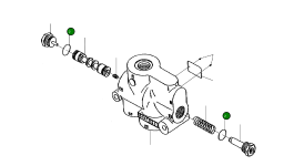 Кольцо уплотнительное (O-Ring) 633B1008 Komatsu