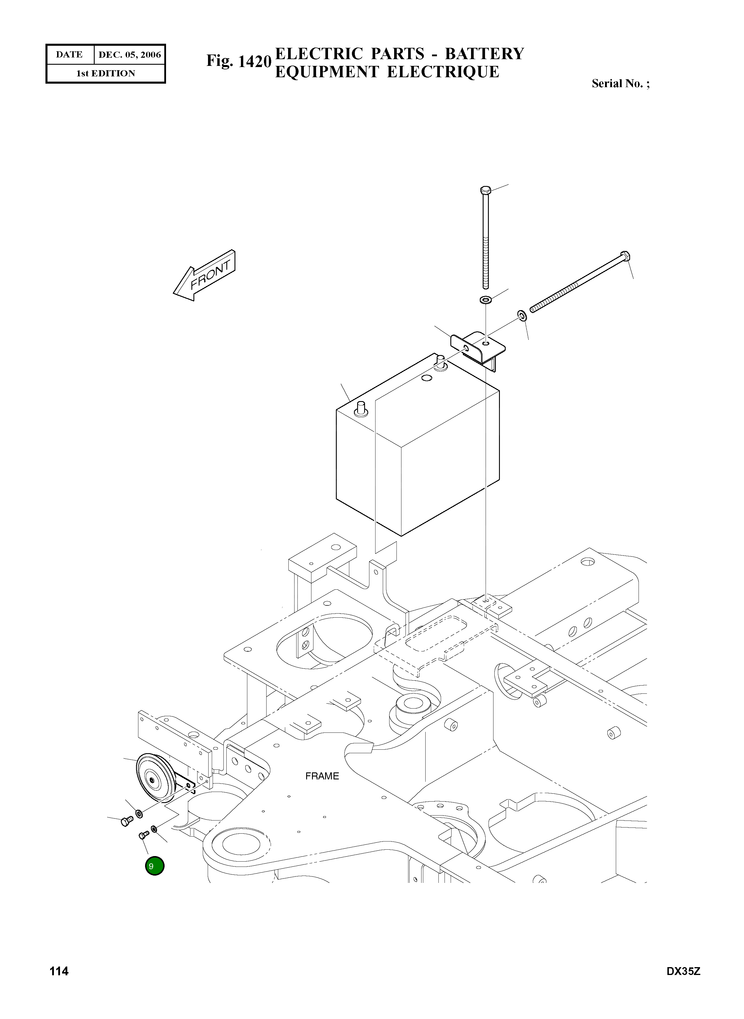 Болт S0504566 Komatsu