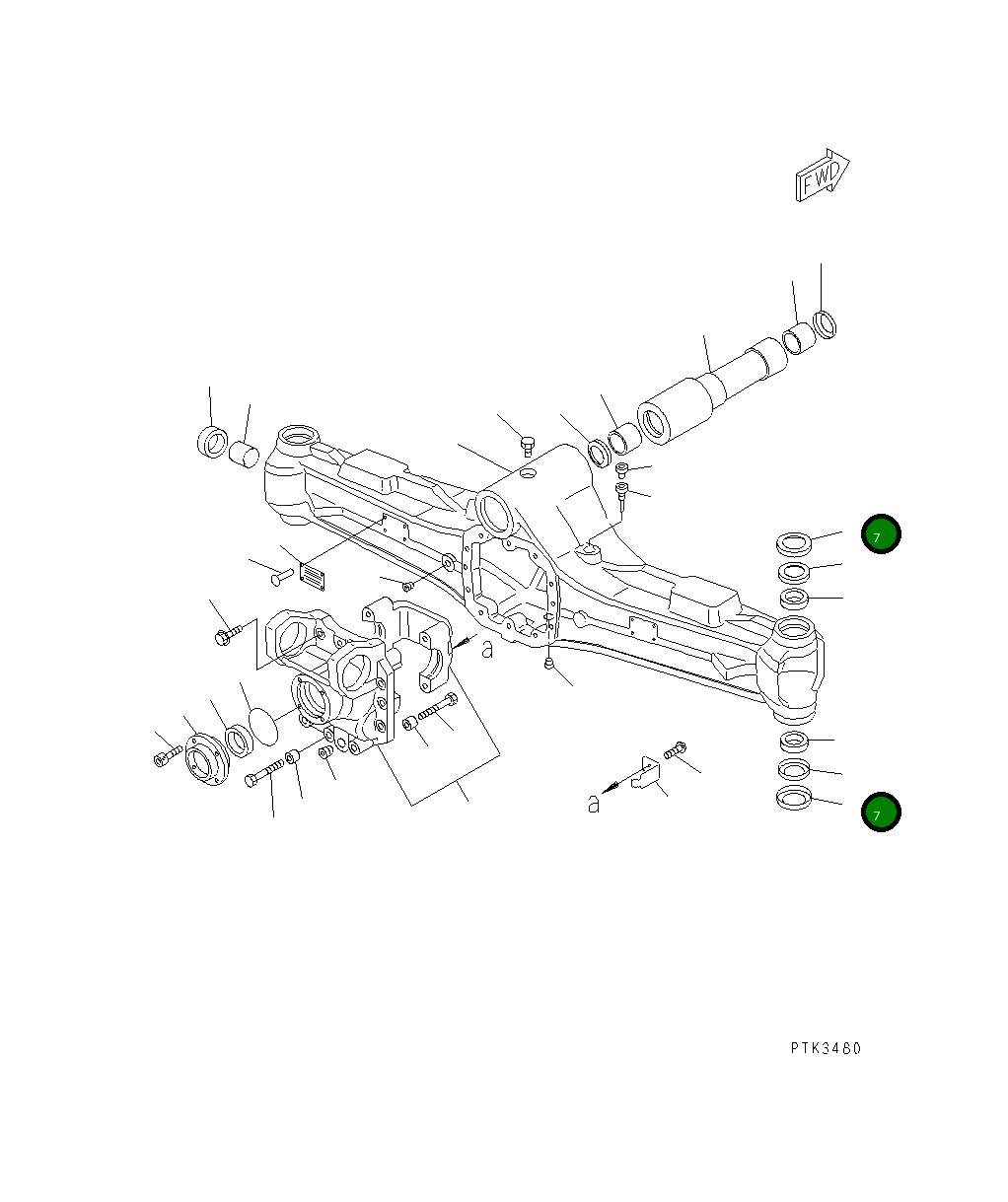 Крышка 20E-23-K1880 Komatsu