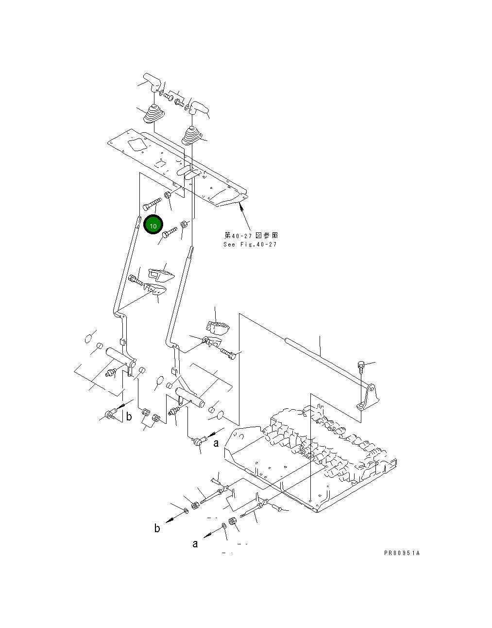 Болт YM26116-100604 Komatsu