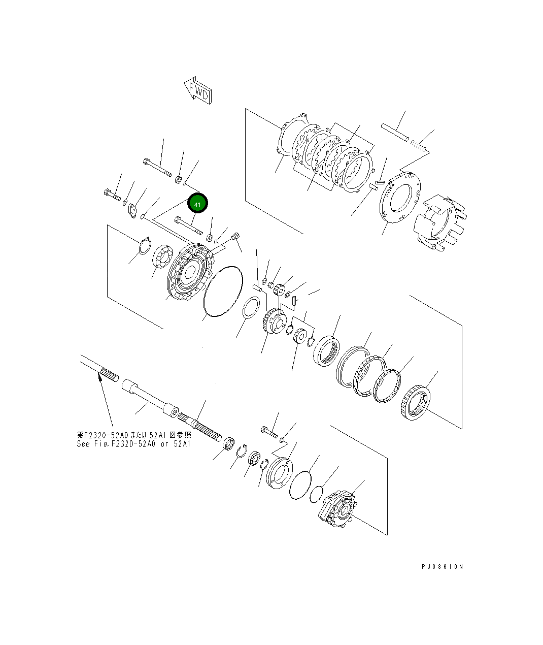 Болт 114-Z60-1710 Komatsu